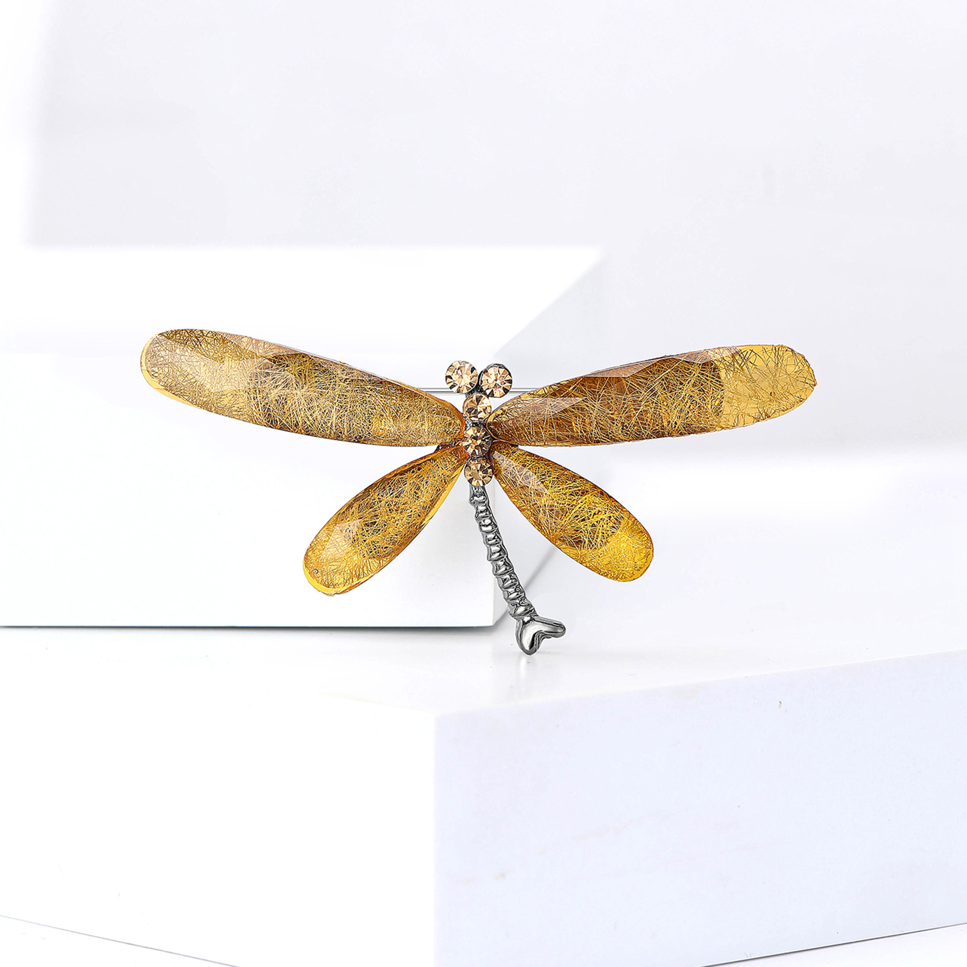 11g Weight Brooches Classification Holiday, Banquet, Daily Occasion Alloy Material Dragonfly Pattern Women's Gender Casual, Elegant, Lady Style Casual Elegant Lady Pin Dragonfly Alloy Women's Brooches 6