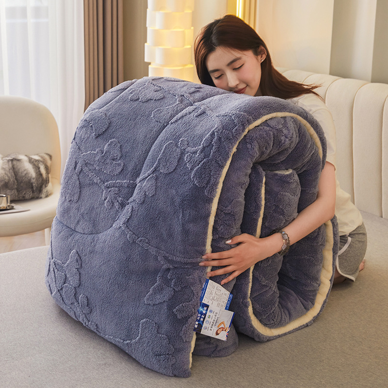 タフパイル保温冬は両面パイルで芯一人布団二人は芯学生寮布団子羊パイル|undefined