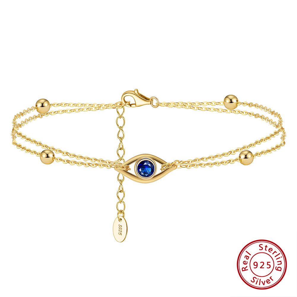 Holiday, Daily Occasion 925 Sterling Silver Material Solid Color Pattern Women's Gender 925 Sterling Silver Bracelets Simple Style Classic Style