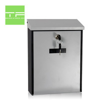 跨境专供户外出口亚马逊金属户外挂墙式不锈钢信箱报筒箱