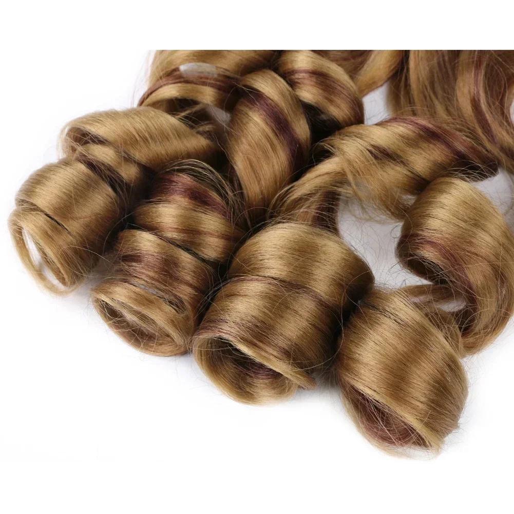 Peruca de comercio exterior extensión de cabello de mujer rollo suelto de cola de caballo africano sucio de cabello de aguja de cabello francés natural rollo de cabello trenzado