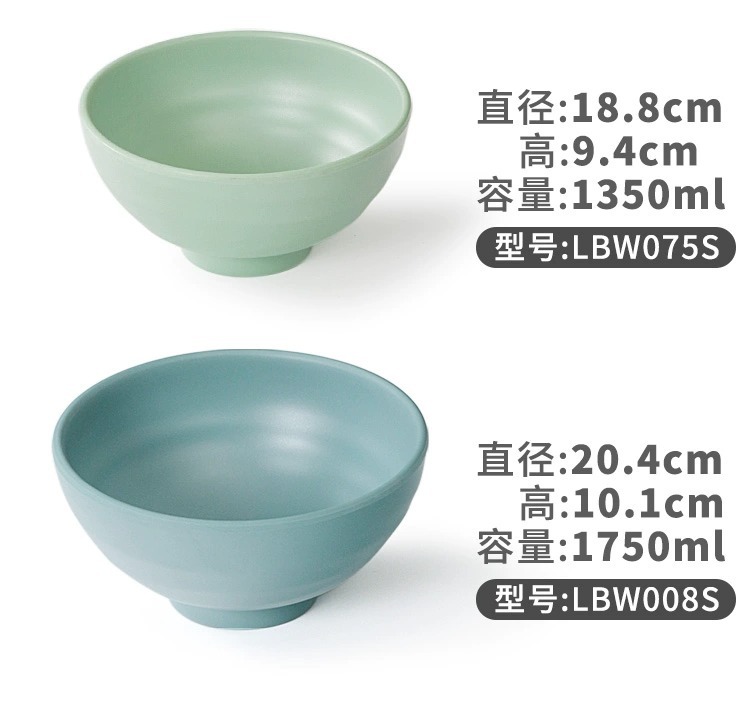 北欧风餐具密胺面碗塑料大碗仿瓷大汤碗面馆汤粉汤面麻辣烫碗商用详情12