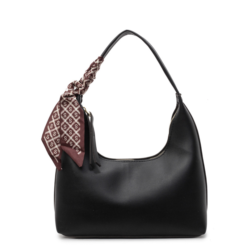 Bolso pequeño de axila de estilo occidental de todo fósforo transfronterizo para mujer 2025 nuevo bolso de axila de textura simple bolso de hombro casual de moda