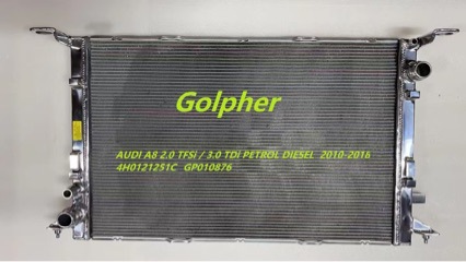Suitable for cross-border exclusive supply of all-aluminum car radiators for Audi Q3 Q5 C6 C7 2.0/3.0/4.2/5.0L
