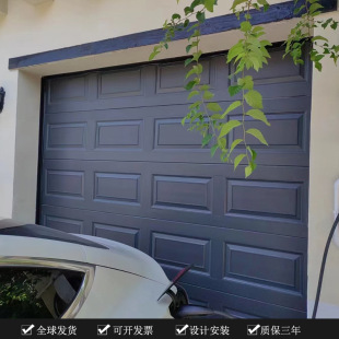 Source Factory Aluminum Alloy Flip Door Anti-Theft Remote Control Home Villa Rolling Shutter Door Electric Lifting Flip Garage Door