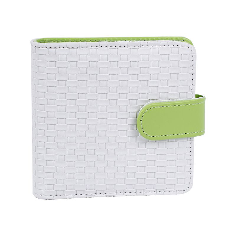 Nuevo álbum de tarjetas de cuadrícula de palacio de cuadros tejidos de estilo simple Álbum de fotos Polaroid de 3 pulgadas Álbum de almacenamiento de álbumes de ídolos