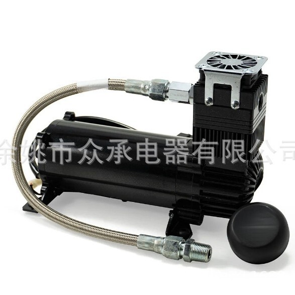 Car Modified Pneumatic Shock Absorber Suspension Air Pump 12V Air Compressor Car Tire Inflator 1/4Npt
