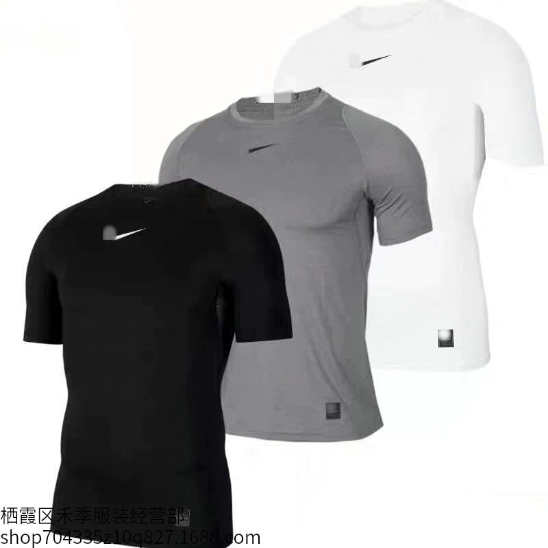 New Sports Bodysuit Men's Training Clothes Short-Sleeved Quick-Drying Running Fitness T-Shirt Basketball Track and Field Coach Bottoming Shirt New Sports Bodysuit Men's Training Clothes Short-Sleeved Quick-Drying Running Fitness T-Shirt Basketball Track and Field Coach Bottoming Shirt