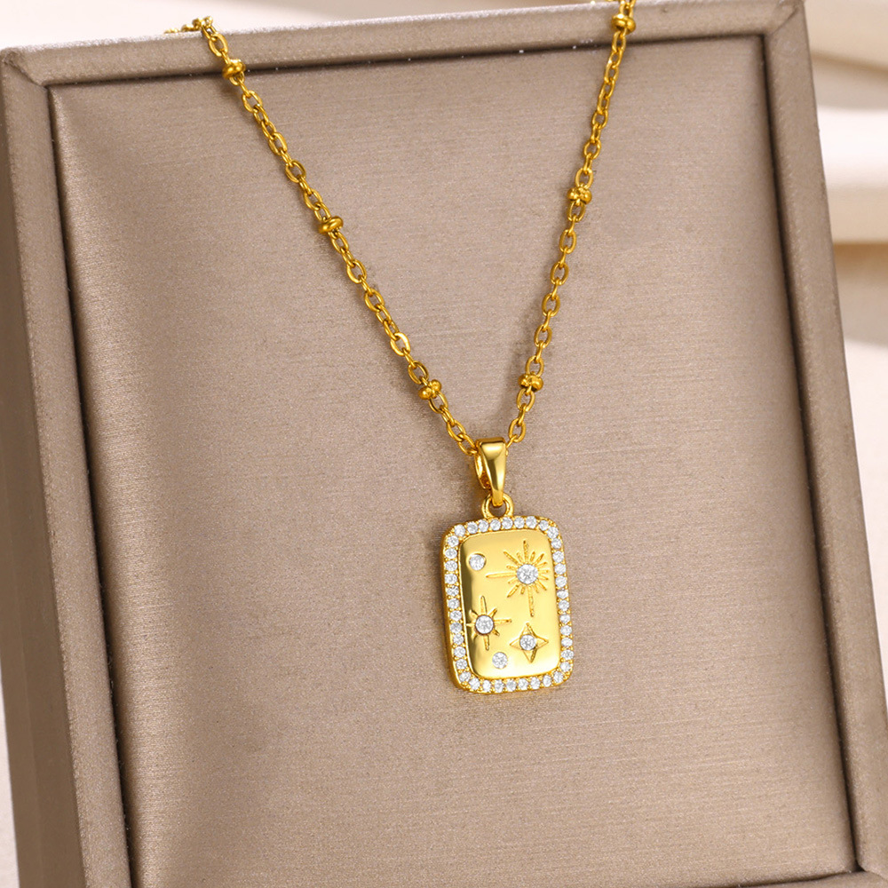 Joyería Al Por Mayor Dulce Estilo Simple Forma De Corazón Nudo De Lazo Acero Inoxidable 304 Cobre Collar Colgante Cadena Portacables display picture 6