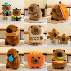 カピバラのカピバラのぬいぐるみのぬいぐるみの結婚式の子供の贈り物の8寸の子供の活動は人形の商品を投げます。
