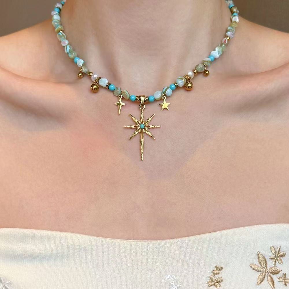 5# star beaded necklace