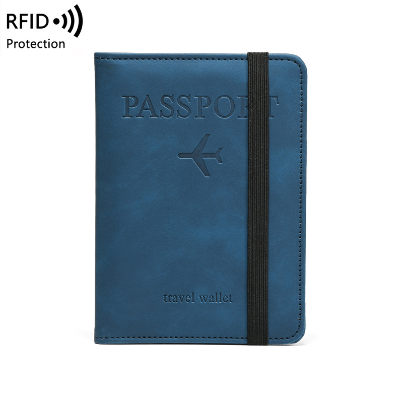 海外旅行用新製品 RFID 盗難防止カードバッグ 無地 シンプル パスポートホルダー 大容量 海外収納 パスポートホルダー|undefined