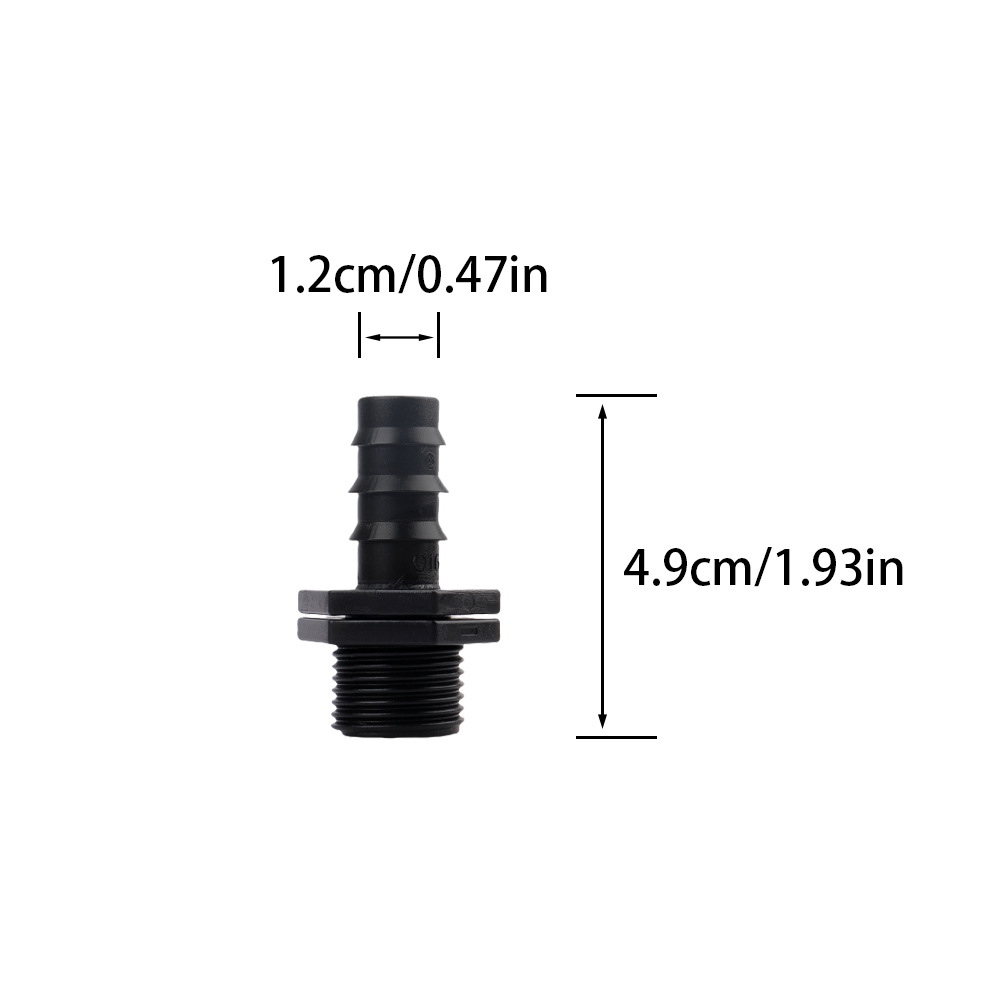 Accesorios de conector de grifo de jardín invernadero equipo de riego universal conector rápido de tubería de agua riego por goteo y accesorios