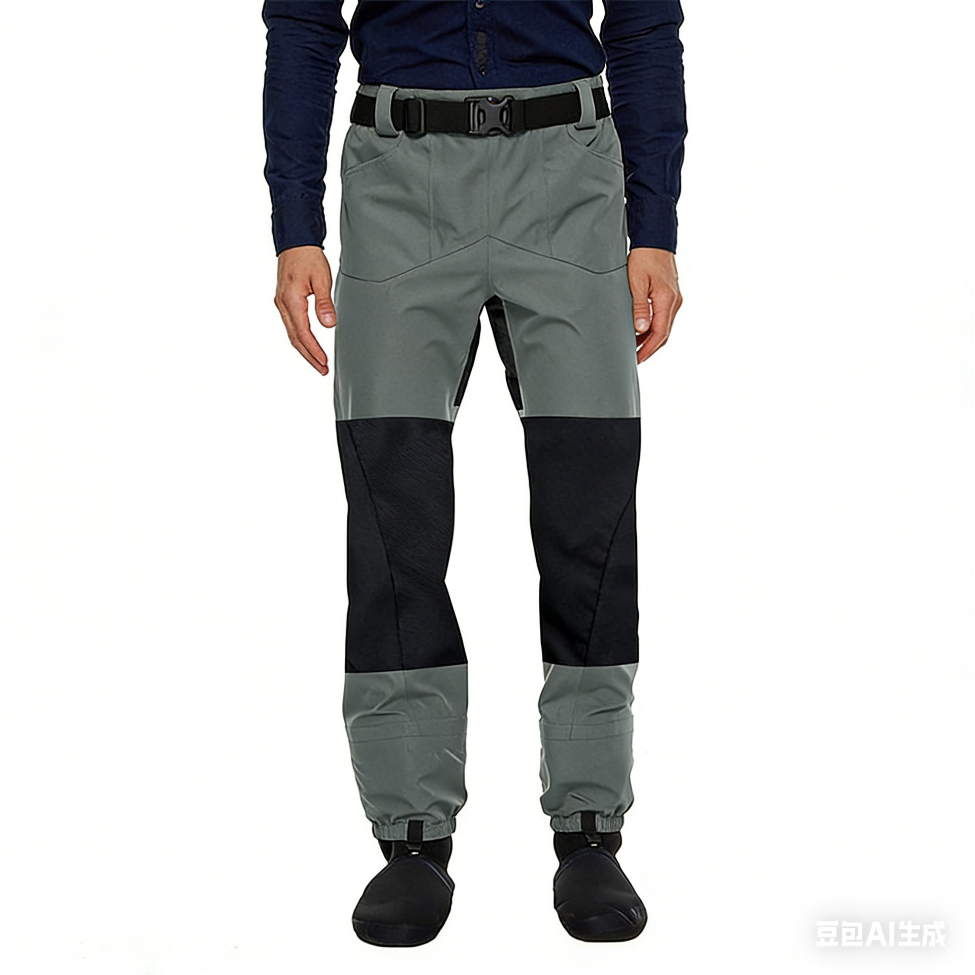Luya wading pants, professional fishing clothing for stream fishing, waterproof and breathable, half-body one-piece