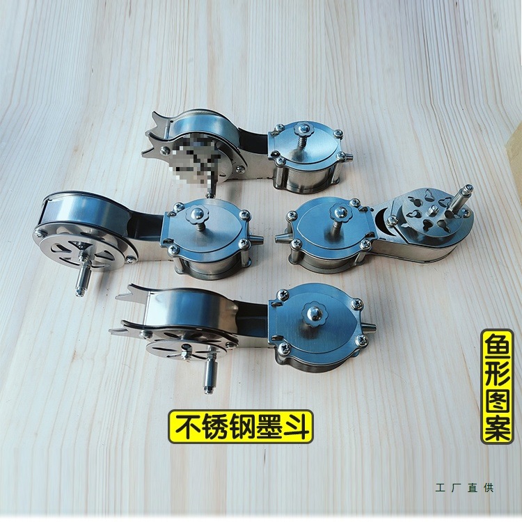 工地不锈钢墨斗耐摔耐用whj款放线家装装修建筑手摇不卡线Z≌