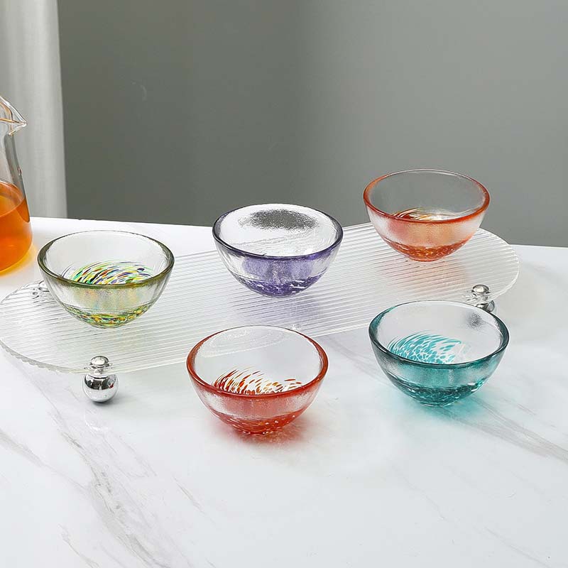 Mini tazas de vino de estilo japonés, tazas de sake de estilo japonés, tazas de sake de estilo japonés, tazas de vino de vidrio, tazas de vino de estilo japonés
