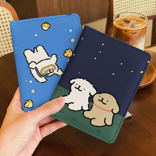 Line-Dog Outdoor Trip Passport Holder & Document Bag, Multi-Functional Card Case for Portable Travel Storage—Perfect for Storing Tickets Abroad