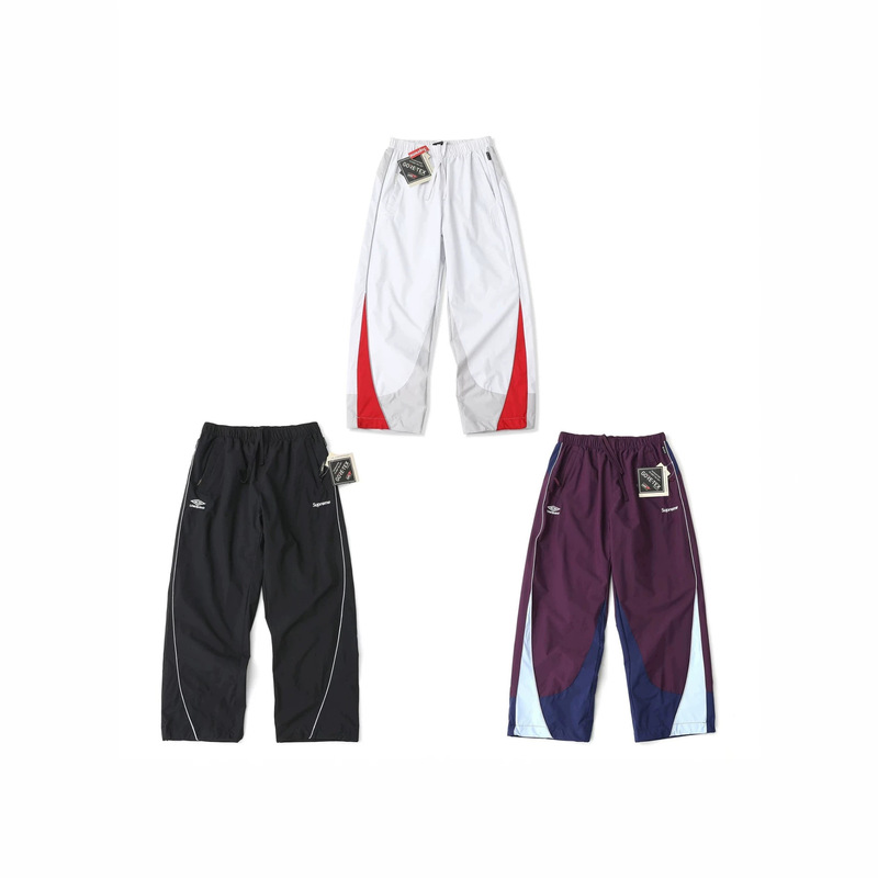 26Fw Autumn Factory Direct Supply Cross-Border Sup-Umbro Patchwork Design Waterproof American Style Sports Casual Pants Couple's Edition