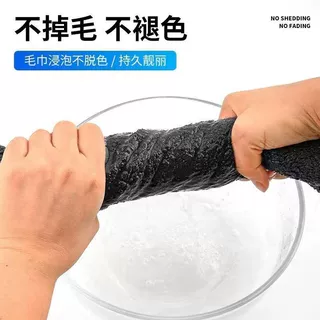 仿麂皮绒汽车擦玻璃巾超吸水洗车神器仿麂皮巾双面短绒擦车巾