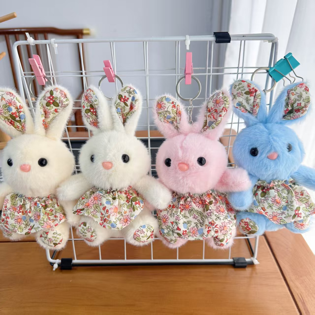 Cuatro pulgadas muñeca de peluche pequeño colgante muñeca llavero muñeca mochila colgante juguete de peluche regalo