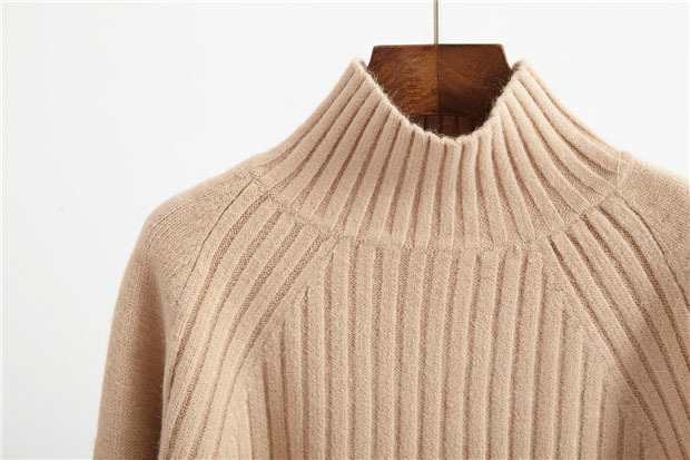 Warm women's turtleneck sweater