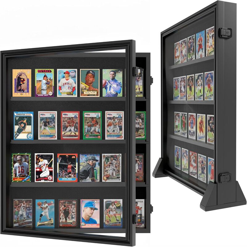 Wooden Layered Sports Card Display Frame Baseball Card Display Box Trading Card Collection Wall Display Rack Wall Hanging Rack Wooden Layered Sports Card Display Frame Baseball Card Display Box Trading Card Collection Wall Display Rack Wall Hanging Rack