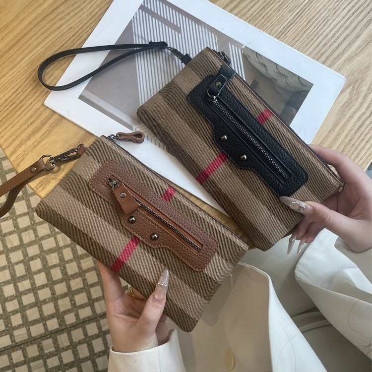 Cross-Border Hot-Selling Genuine Leather Wallet 2026 New Model First-Layer Cowhide Canvas Mom's Clutch Bag High-End Handbag for Women Cross-Border Hot-Selling Genuine Leather Wallet 2026 New Model First-Layer Cowhide Canvas Mom's Clutch Bag High-End Handbag for Women