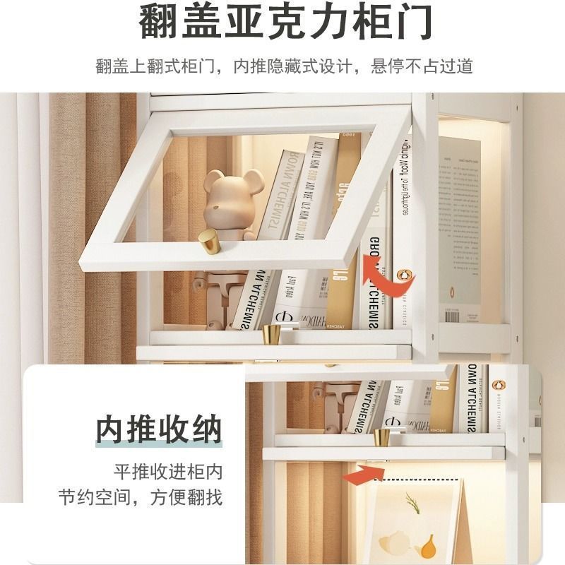 本棚の棚が床に落ちた小さな戸棚の客間は壁に寄りかかって本棚を縫う30センチの狭い戸棚にドア付きロッカーを持って郵便する|undefined