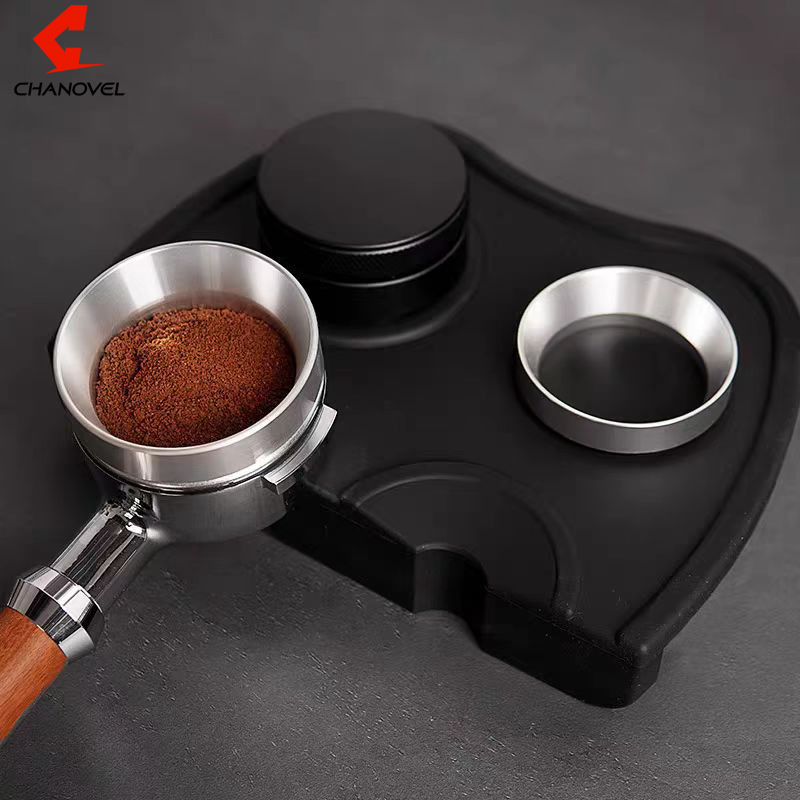 Grinding beans anti-flying powder receiving powder ring coffee receiving powder ring 515358MM magnetic absorption quantitative powder universal handle receiving powder ring Grinding beans anti-flying powder receiving powder ring coffee receiving powder ring 515358MM magnetic absorption quantitative powder universal handle receiving powder ring
