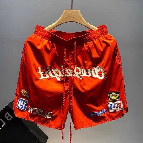 American streetwear shorts summer men loose casual sports high street basketball five-pocket pants trendy breathable beach style