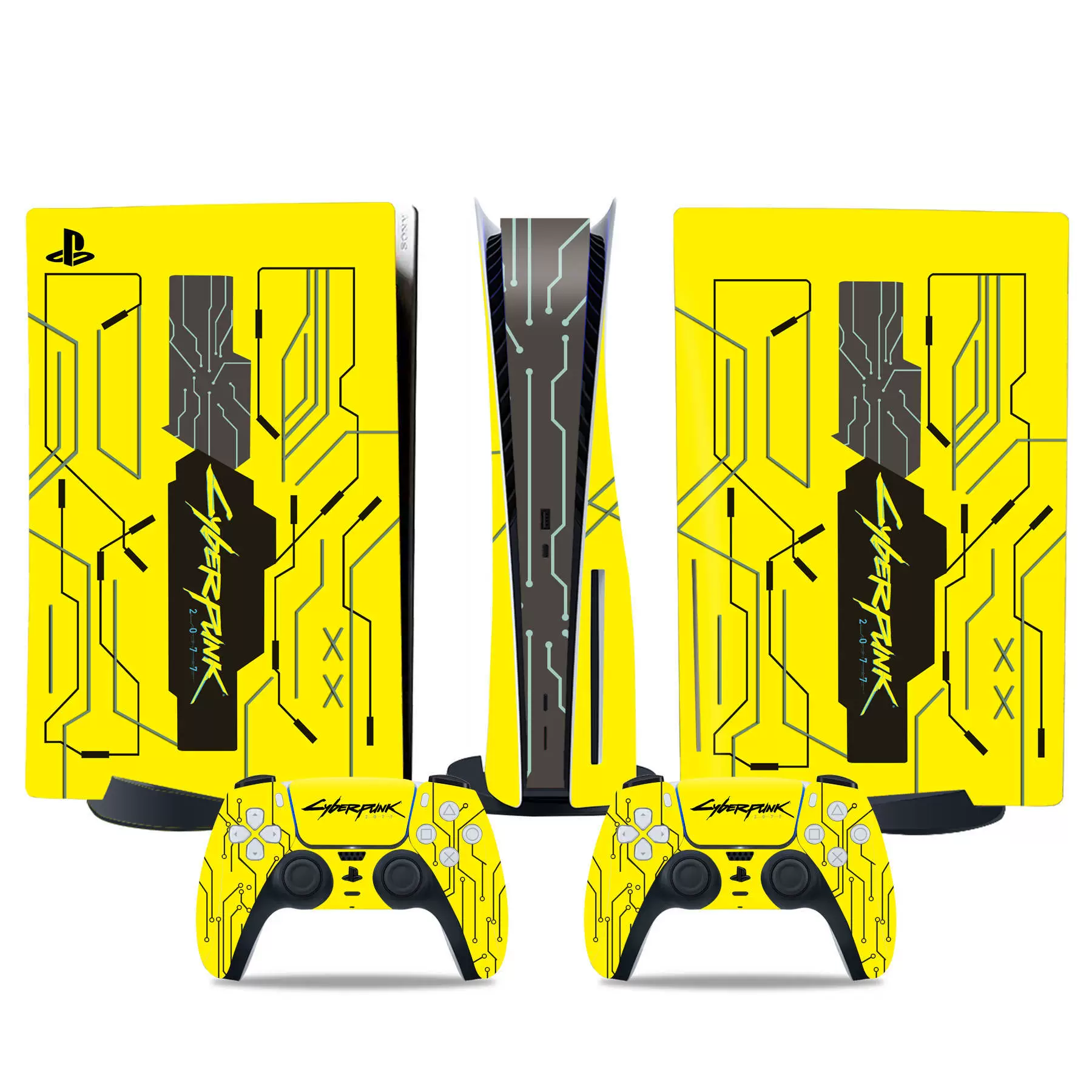 PS5 console skin, optical drive version, colorful vinyl film, removable adhesive