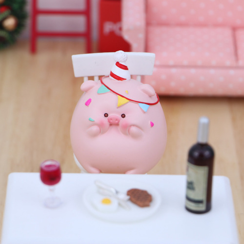 Pig You Happy Duck Blind Box Trendy Cute Boutique Desktop Internet Celebrity Figure Ornament Doll Birthday Gift Souvenir