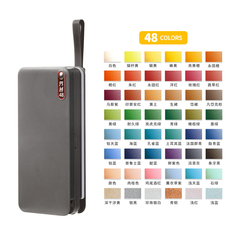 Xiupu calocool pintura de acuarela sólida herramienta traje de entrada de arte principiante Macaron