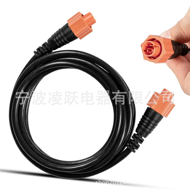 Lowrance Ethernet crossover cable yellow Cat5e high-speed, plug-and-play, waterproof 6 feet Lowrance Ethernet crossover cable yellow Cat5e high-speed, plug-and-play, waterproof 6 feet