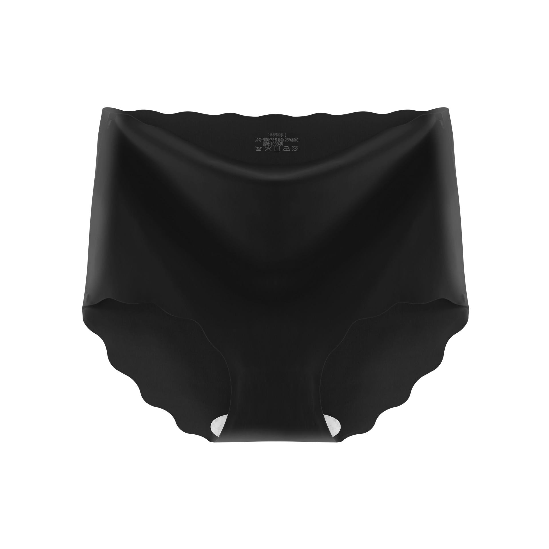 860 # sin costura de seda de hielo de alta cintura sin costuras sin rizado ropa interior de una pieza simple calzoncillos de color sólido en stock