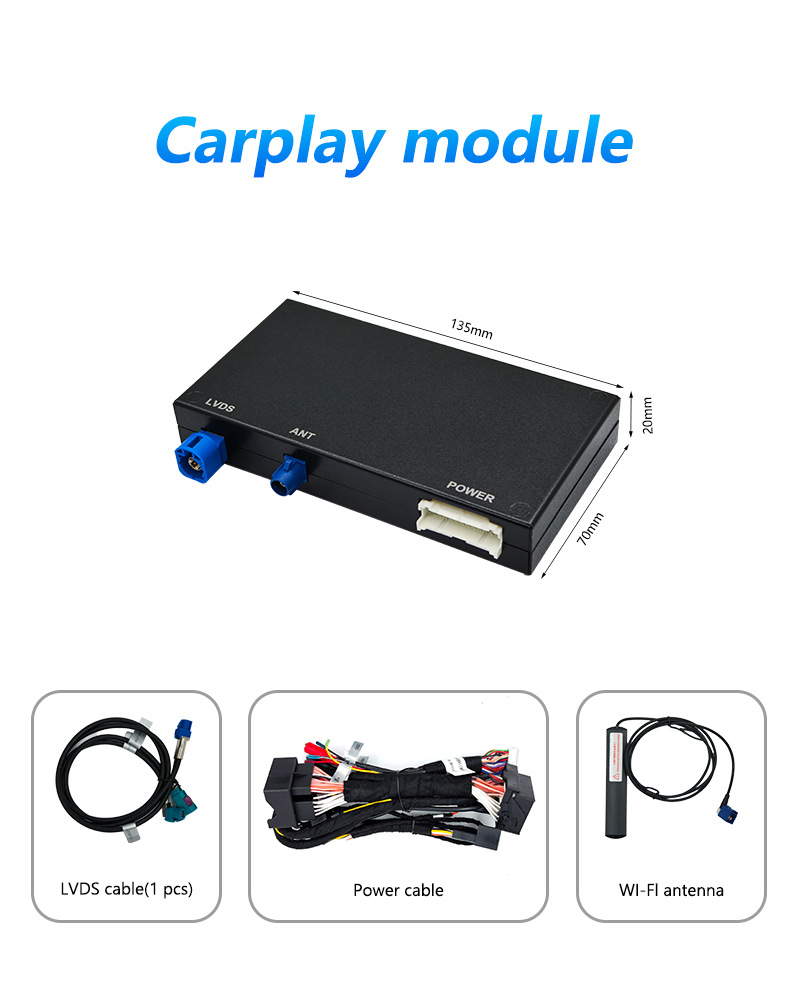 Suitable for A4/A5/Q5/S4/S5/A6L/A7 Audi Wireless Carplay/Android Auto/Hica