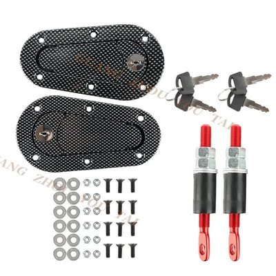 fiber hood lock invisible hood: Other Car Modifications - black-with-lock