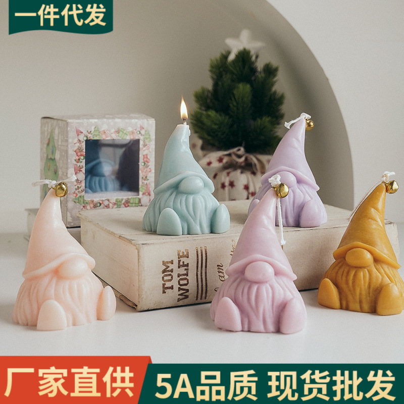 Santa Claus aromaterapia vela regalo Navidad fragancia vela caja de regalo decoración hecha a mano regalo vela al por mayor