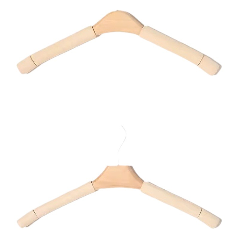 ハンガーに痕跡がない肩の角を防ぐ家庭用ハンガースポンジ服装店専用の実木シルクコートセーター滑り止め服サポート