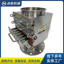 多层强磁除铁器 抽屉式永磁除铁器 不锈钢管道磁选机磁选设备