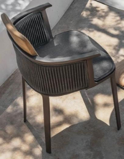 Mesa y silla al aire libre combinación patio ocio silla de caña comedor terraza silla al aire libre silla de cafeteria jardín silla de caña