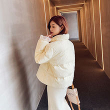 2025新款蕾丝小香风宽松羽绒服女白鸭绒韩版短款小个子加厚外套潮