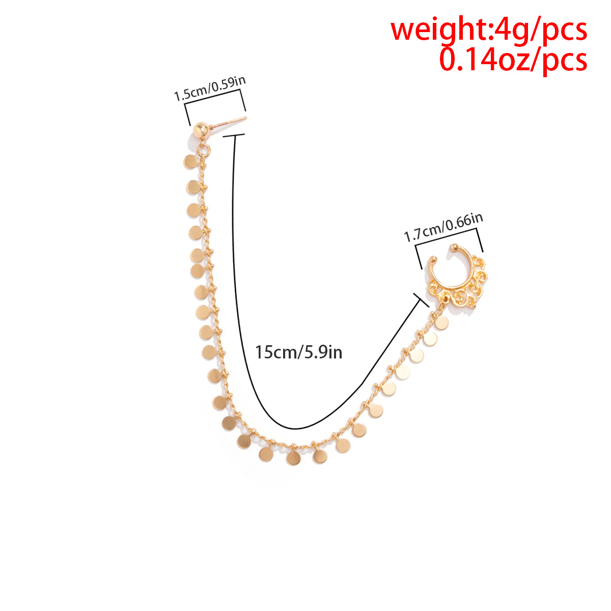 Gioielli europei e americani, stile etnico, stile Su, borchie per il naso senza punzonatura, accessori per il naso, orecchini dolci e fantastici, anelli per il naso da forare_voghion.com