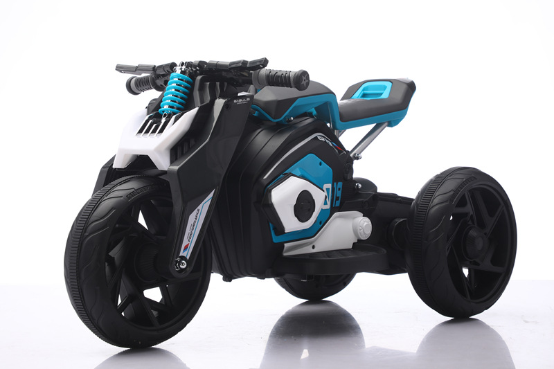 Comercio exterior para niños motocicleta eléctrica niñas y niños triciclo recargable bebé puede montar coche de juguete coche de batería de control remoto