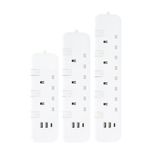 803B USB C新款设计白色BS认证标准英式英规排插接线板插座带独立