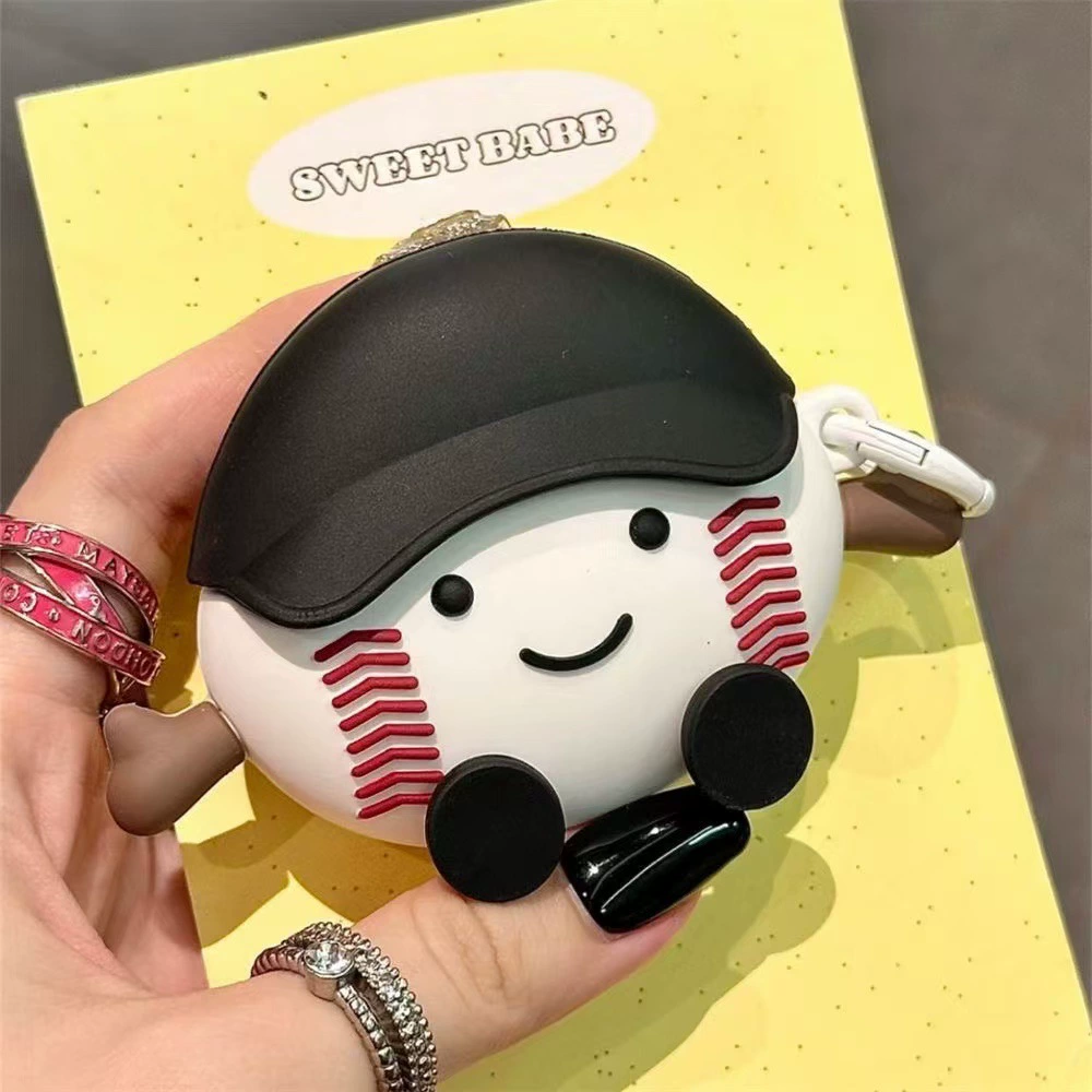 Apple, creative cartoon wireless compatible headphones, protective case, iPhone2, print, bluetooth, 3/, pro2