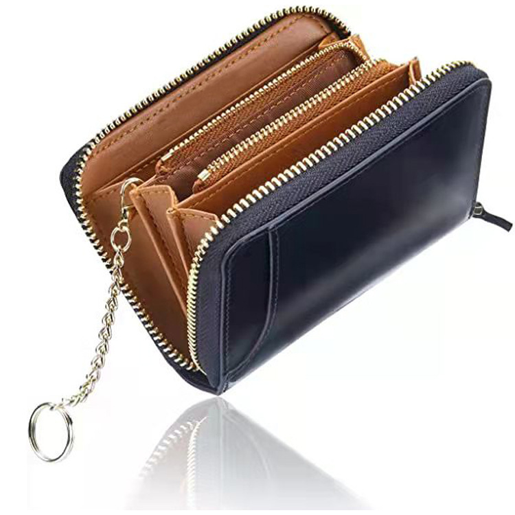 Amazon Japan Lotte New Genuine Leather Cowhide Men's Wallet Women's Short Zipper RFID Coin Purse Amazon Japan Lotte New Genuine Leather Cowhide Men's Wallet Women's Short Zipper RFID Coin Purse