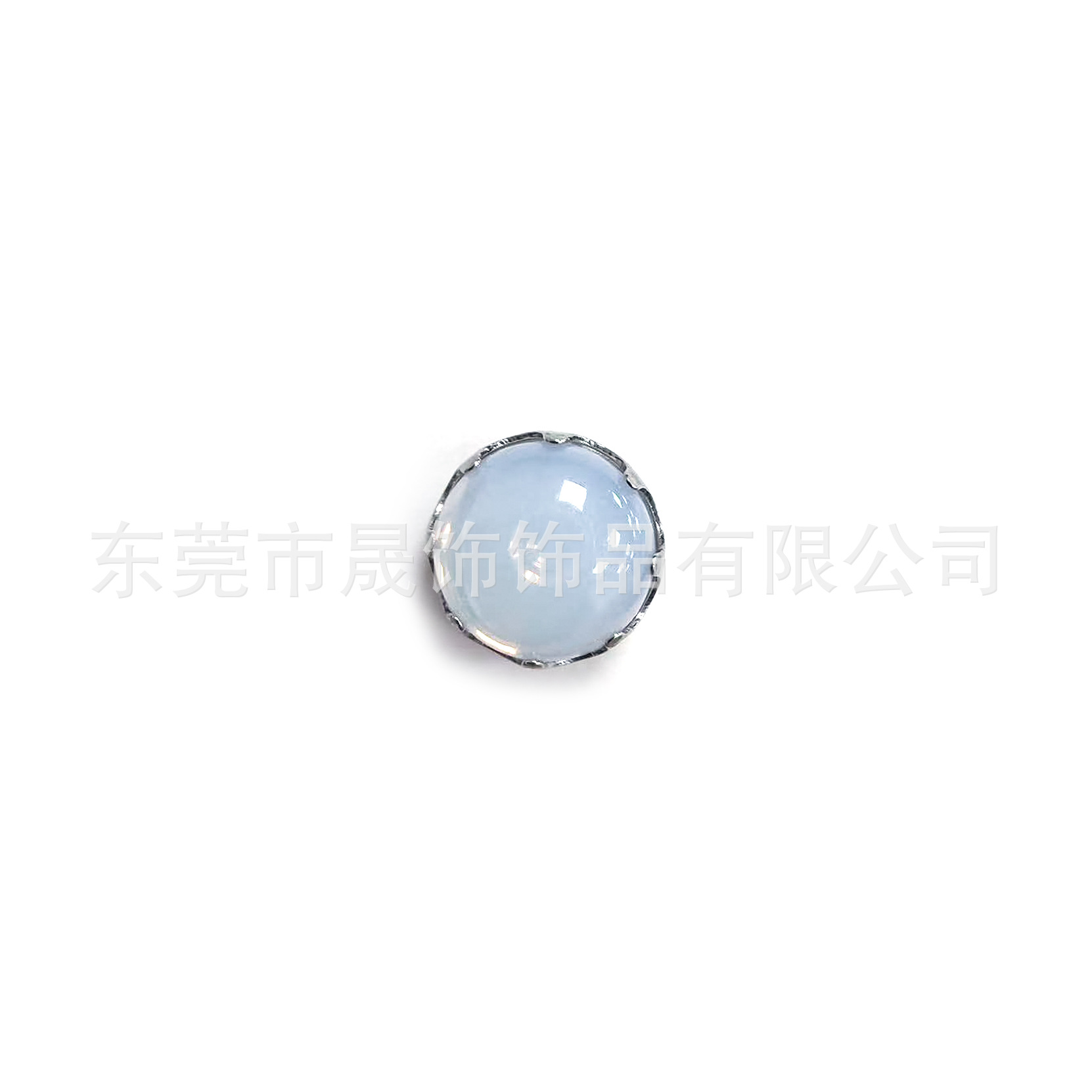 F136钛齿边包镶蛋白石石耳钉舌钉G23钛合金唇钉穿刺饰品耳骨钉