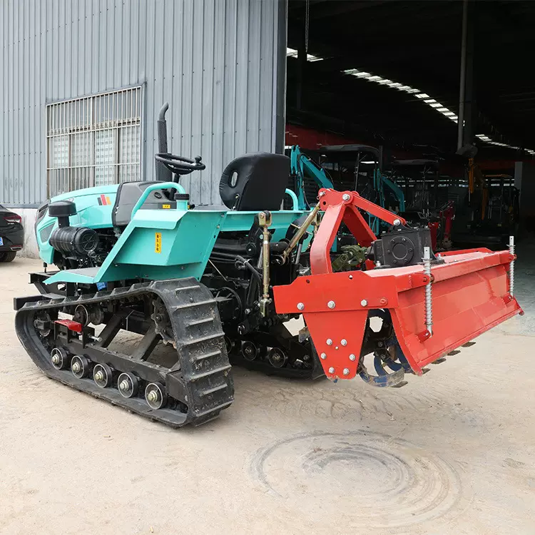 履带座驾式微耕机 手扶单双链条开沟机 培土 起垄一机多用途