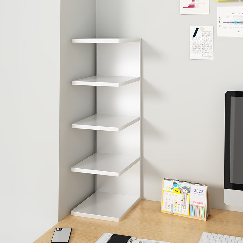 Iron Bookshelf Desktop Storage Rack Desk Book Layered Storage Rack Desk Invisible Vertical Simple Book and Newspaper Rack